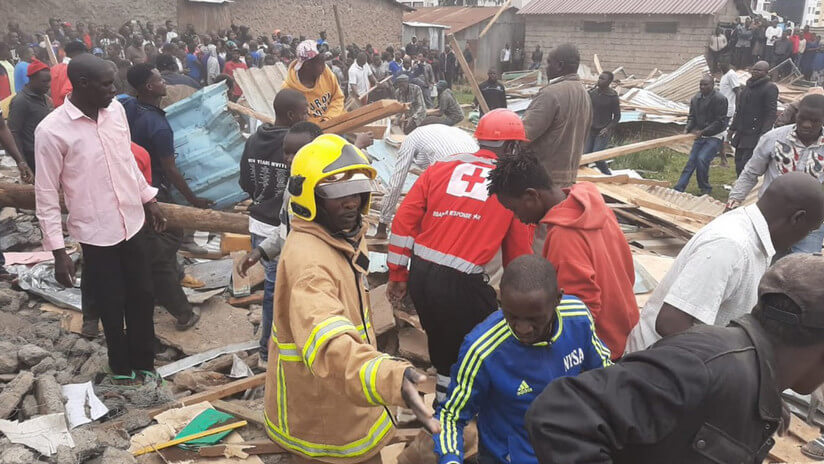 El derrumbe de un aula provoca al menos 7 alumnos muertos en una escuela de Kenia
